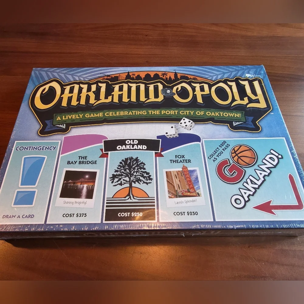 Oakland-Opoly Board Game - New Factory Sealed - Picture 1 of 8